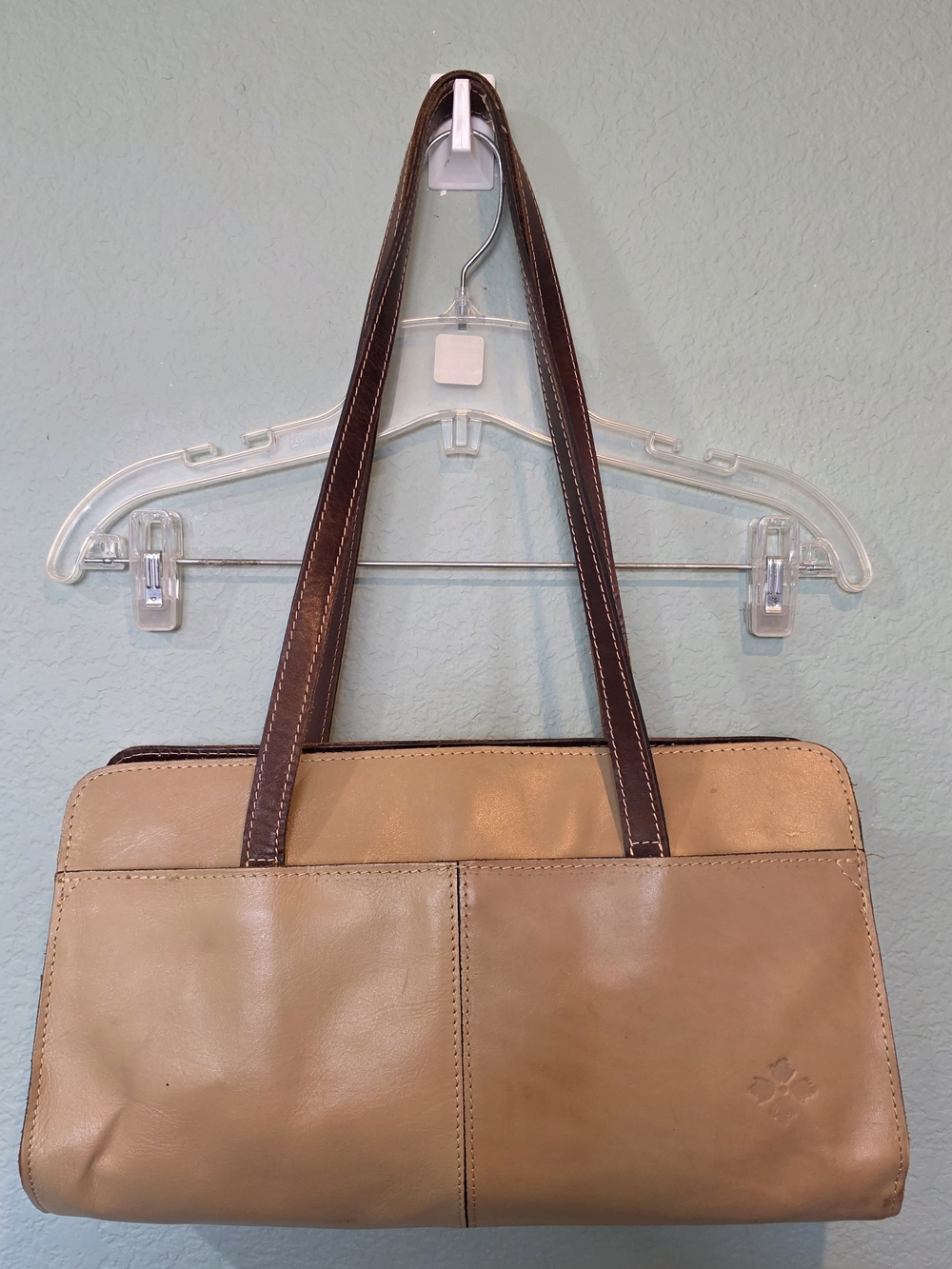 Patricia Nash Toscano Winter Bloom Leather Tote Bag Brown Floral Purse Handbag - Picture 6 of 12